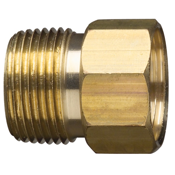 Gilmour Gilmour 3/4 in. Brass Threaded Male/Female Hose Connector - 800774-1002