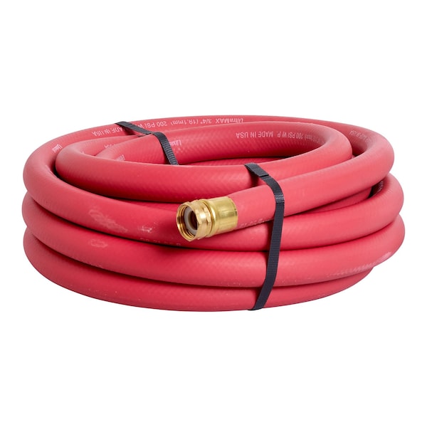 Underhill Products 3/4'' UltraMax Hose RED, 25' Length, 200 PSI WP, 800 PSI Burst Strength - H75-025R