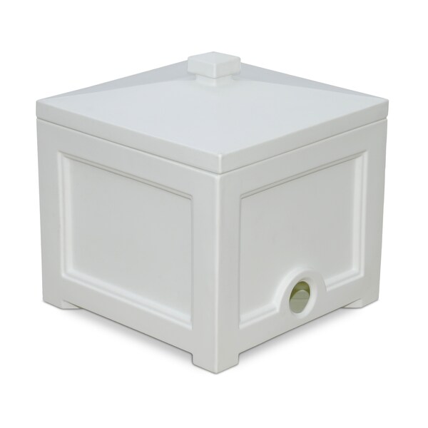 Mayne Fairfield Garden Hose Bin - White - 5858-W