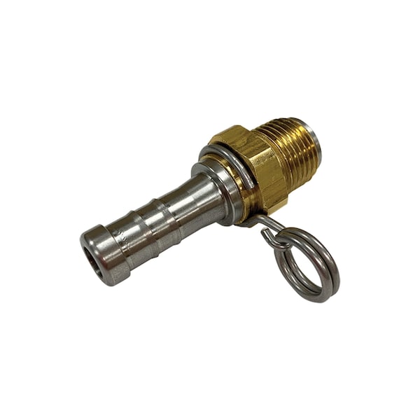 Strahman Washdown Equipemnt Swivel Adapter 58 Barbed Nozzle Bronze - SWADAP0063BR