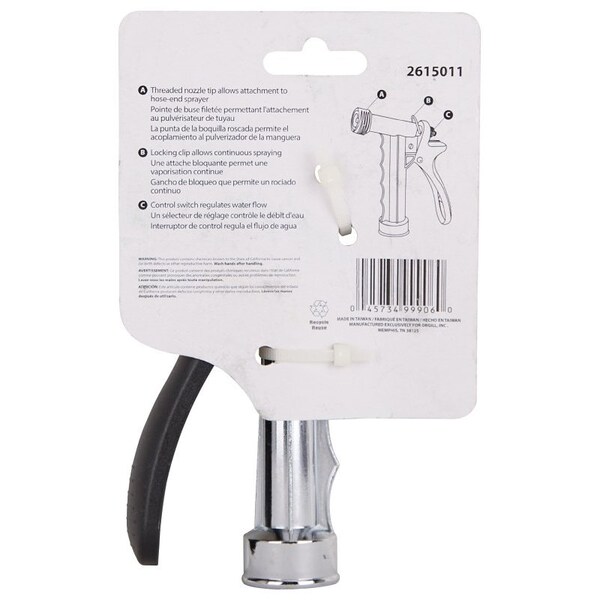 Landscapers Select Spray Nozzle, Female, Metal, Silver, Chrome - YM700613L