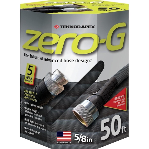 Teknor Apex Zero-G 5/8 In. Dia. x 50 Ft. L. Drinking Water Safe Expandable Hose - 4001-50