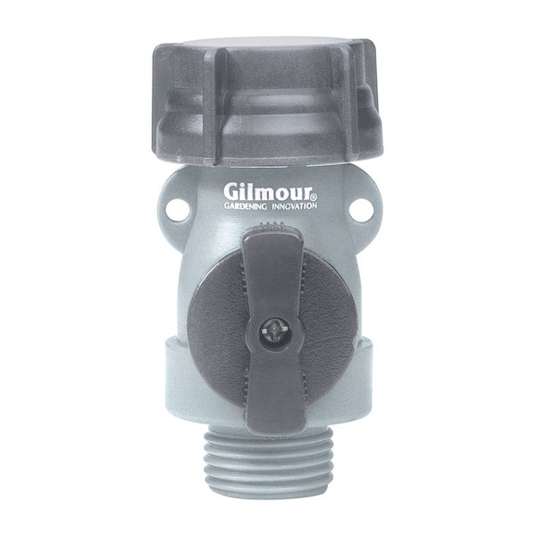 Gilmour Gilmour 5/8 in. Polymer Threaded Male Hose Shut-off Valve - 800014-1001
