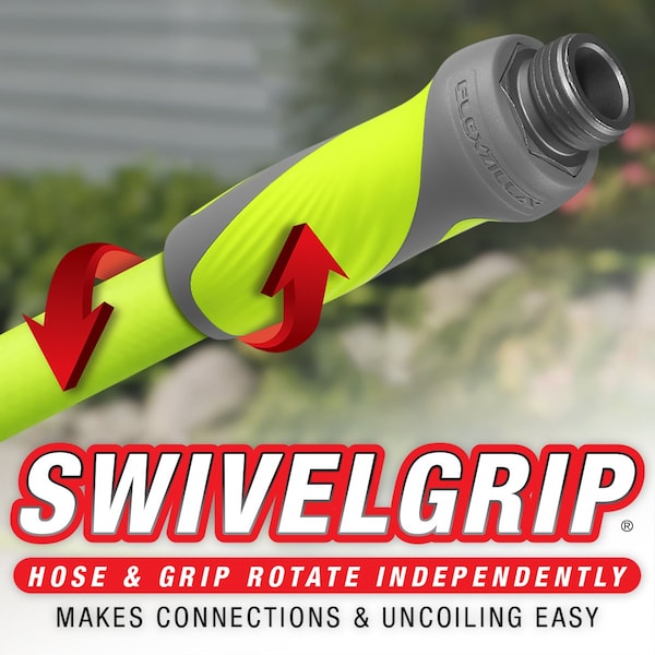 Flexzilla SwivelGrip Garden Lead-in Hose, 5/8" x 5 - HFZG505YWS-E