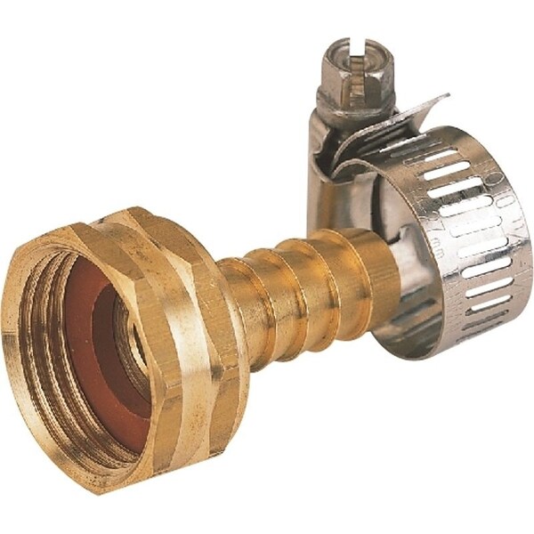 Landscapers Select Hose Coupling, 1/2 in, Female, Brass, Brass - GB934F3L