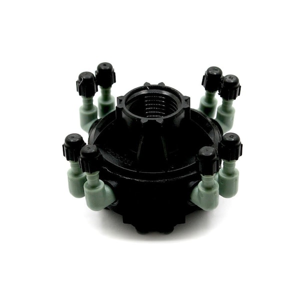 Thrifco Plumbing 67000 8-Port Adj. Manifold - 6821420