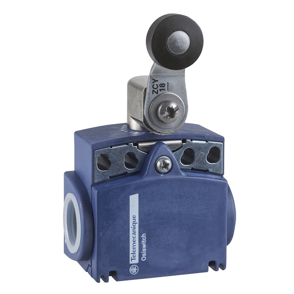Interruptor de límite Telemecanique Sensors, palanca de rodillo, rotativo, 1NC/1NO, Ubicación del actuador: Lateral - XCKT2118G11