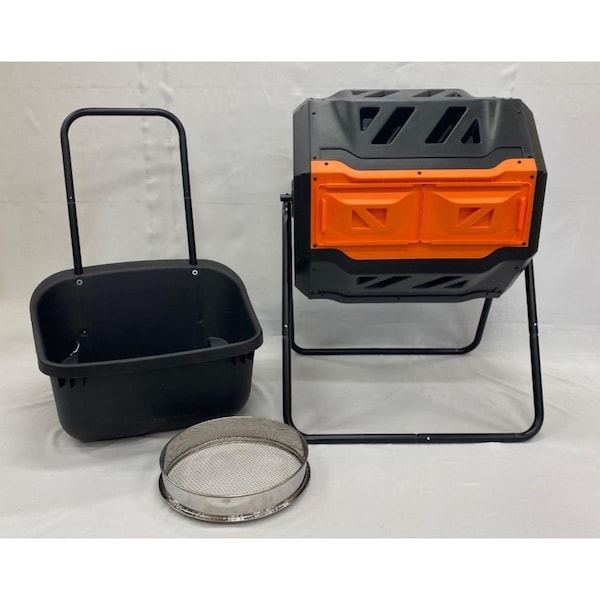 Genesis,Maze,Rsi Genesis 42 Gallon Composter with Cart, Sifter - GEN-C42-CS