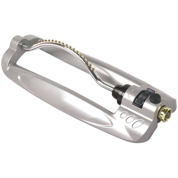 Landscapers Select Lawn Sprinkler, Female, Rectangle, Aluminum - YM18783
