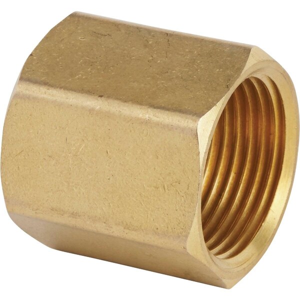 Best Garden 3/4 In. FHT x 3/4 In FPT Brass Non-Swivel Hose Connector - 35014