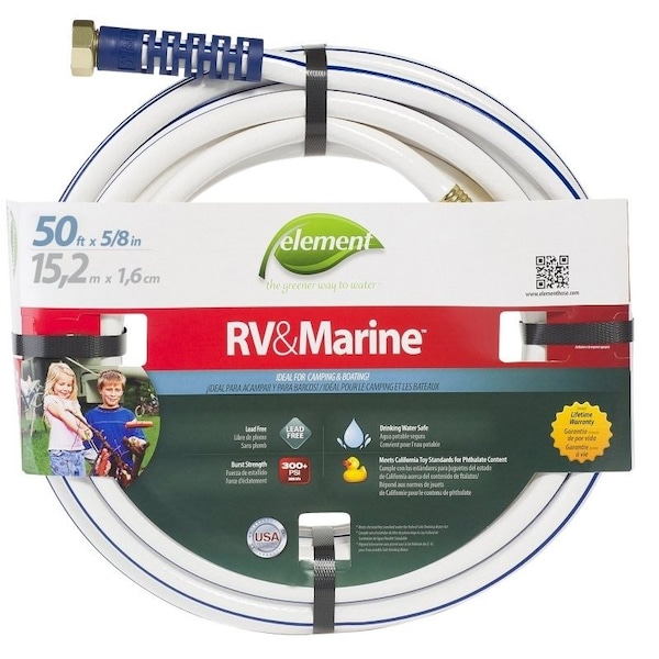 Swan MRV58050 Water Hose, 58 in ID, 50 ft L, White - CELMRV58050