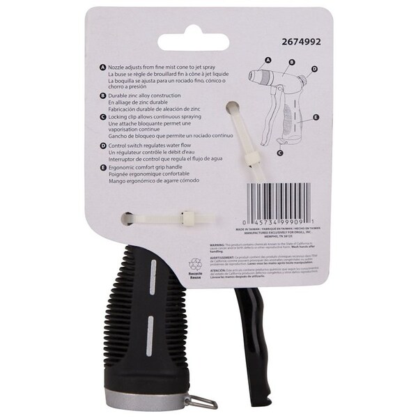 Landscapers Select Spray Nozzle, Female, Metal, Black - YM751383L
