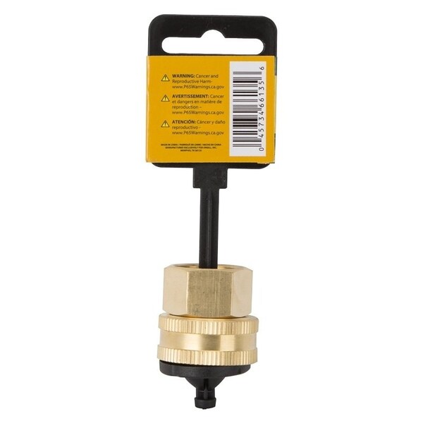 Landscapers Select Swivel Hose Connector, 1/2 x 3/4 in, FNPT x FNH, Brass, Brass - GHADTRS-8
