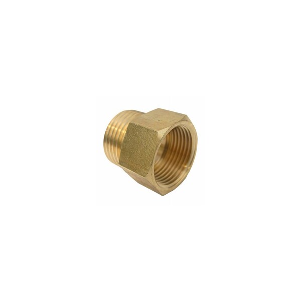 Larsen Supply Co. Garden Hose Brass Adapter, 3/4 MGH x 3/4 In. FPT - 15-1713