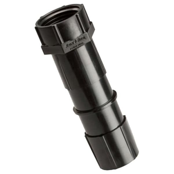Rainbird Rain Bird EF075FHTSM Hose Adapter, 3/4 in, FHT x Tube, Plastic, Black, For: 1/2 to 5/8 in Tubing - EF075FHTSX