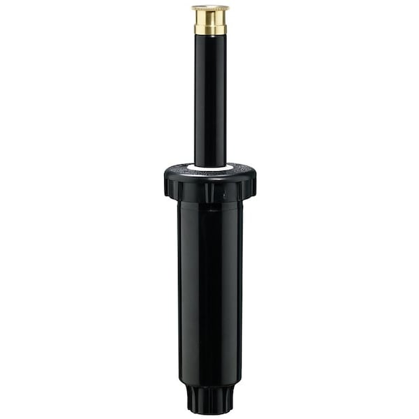 Orbit 54223 Spring Loaded Sprinkler with Brass Nozzle, 12 in Connection, 15 ft, FullCircle, Brass - 54519/54223