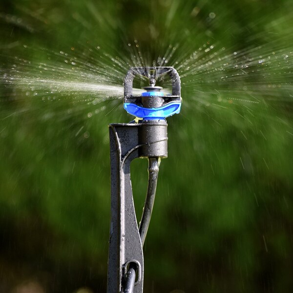 Thrifco Plumbing Rotor Rain Plus Assembled on Stake with 24 Inch Tube & Adaptor - 9421455