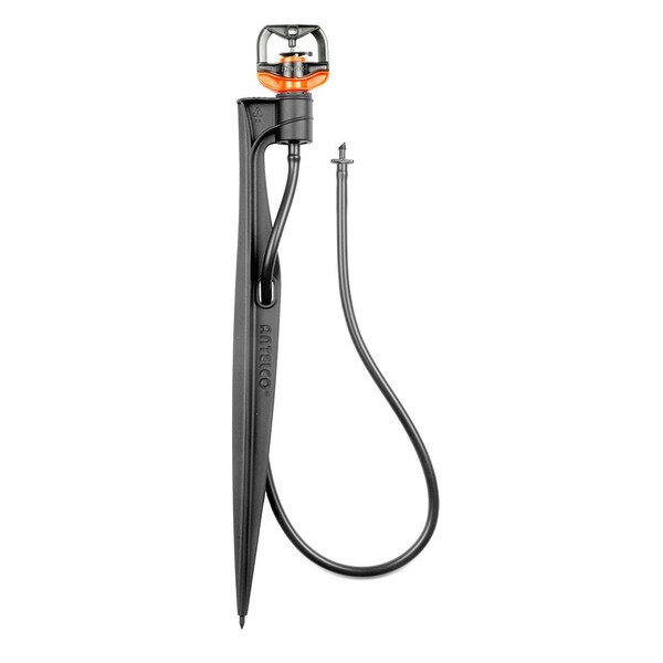 Thrifco Plumbing Rotor Rain Plus Assembled on Stake with 24 Inch Tube & Adaptor - 9421455
