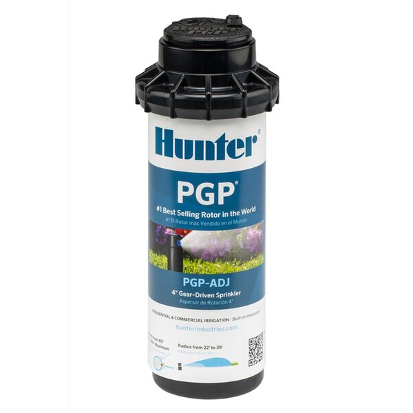 Hunter 3.93 in. PGJ Adjustable Rotor Pop-Up Sprinkler - Black - 7014324
