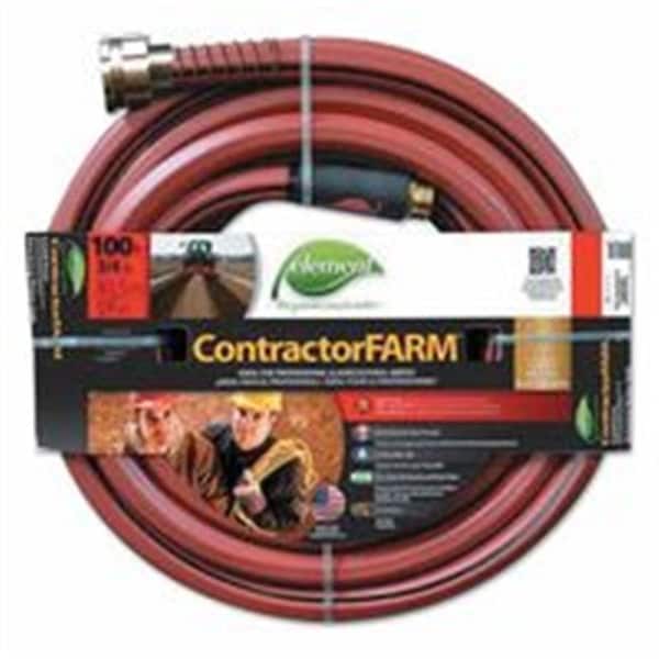 Colorite - Swan Colorite Swan 697-ELCF34100 Contractorfarm Heavy Duty Hose; 0.75 in. x 100 Ft; Brown - 697-ELCF34100