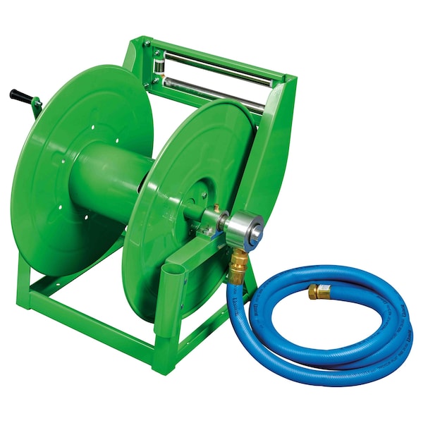 Underhill Products Hose Caddie Reel, 3/4'' Model, Includes 10ft. Blue Leader Hose - HC-075