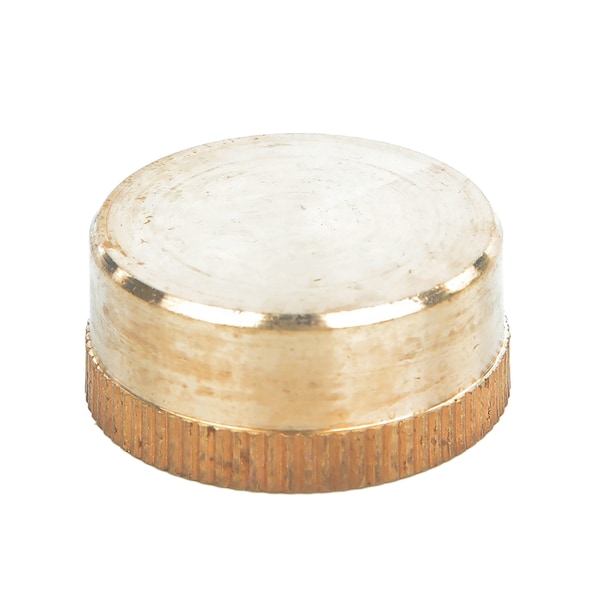 Jones Stephens 3/4in. Brass Garden Hose Cap with Washer - G20055