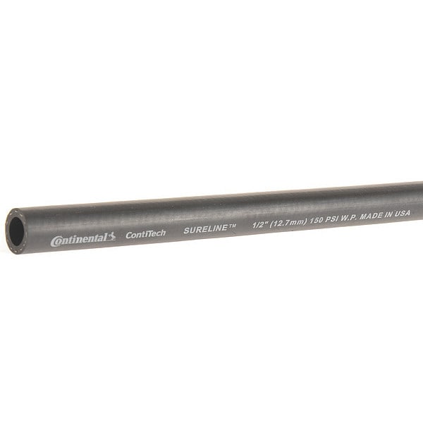 Continental Garden Hose, 1/2" ID x 100 ft., Black, Standards: FDA, 3-A, USDA - CWH050-100-G