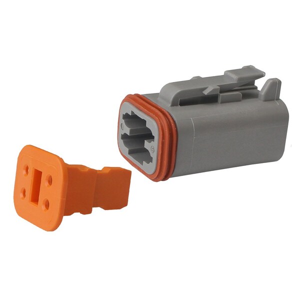 Kit de bloqueo de cuña para conector Pacer Deutsch DT - 4 posiciones - paquete de 10 - TDT06-4S-10