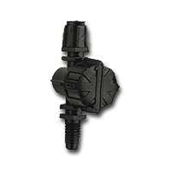 Raindrip Drip Irrigation Sprayer, 1/4 in Connection, 4 to 20 gph, Part-Circle - R187CT