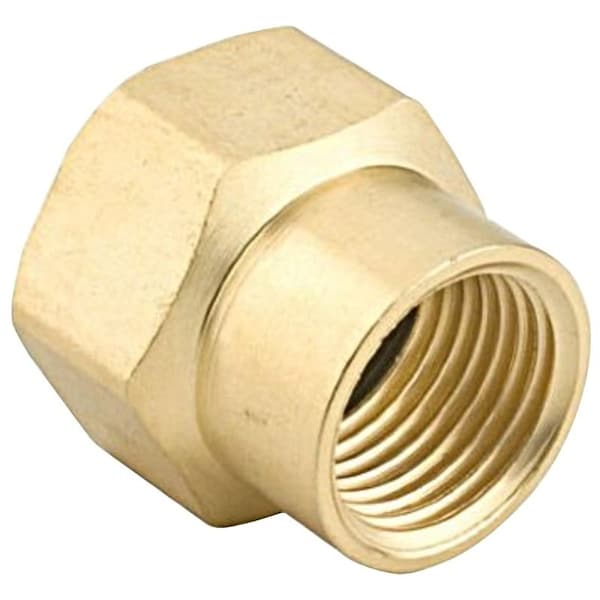 Gilmour Hose Connector, 58 x 34 in, FNPT x FNH, Brass - 800574-1001