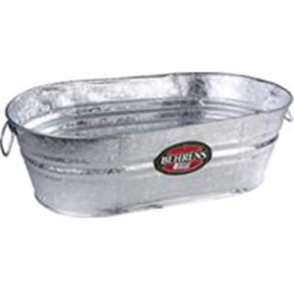 Behrens Behrens Manufacturing 001703 Galvanized Hot Dipped Oval Tub - 1703