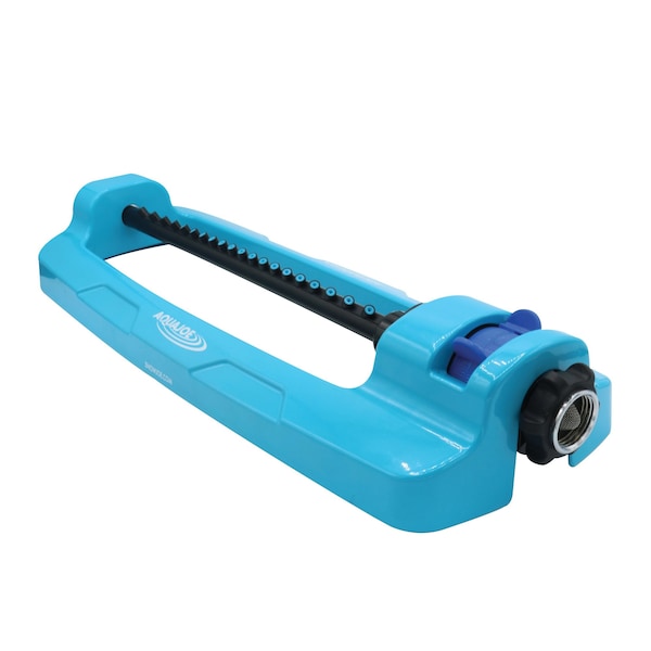 Aqua Joe Indestructible Jumbo Metal Base Oscillating Sprinkler 4,400 Sq Ft - SJI-OMS20