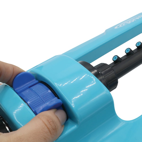 Aqua Joe Indestructible Jumbo Metal Base Oscillating Sprinkler 4,400 Sq Ft - SJI-OMS20