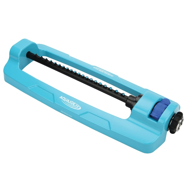 Aqua Joe Indestructible Jumbo Metal Base Oscillating Sprinkler 4,400 Sq Ft - SJI-OMS20