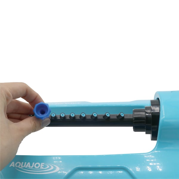 Aqua Joe Indestructible Jumbo Metal Base Oscillating Sprinkler 4,400 Sq Ft - SJI-OMS20
