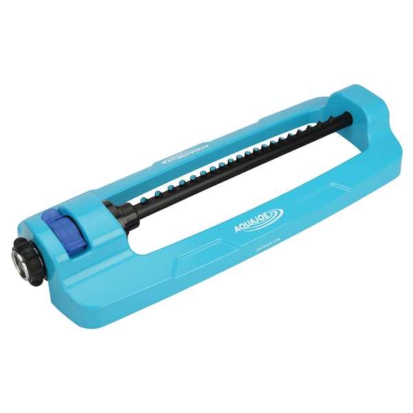 Aqua Joe Indestructible Jumbo Metal Base Oscillating Sprinkler 4,400 Sq Ft - SJI-OMS20