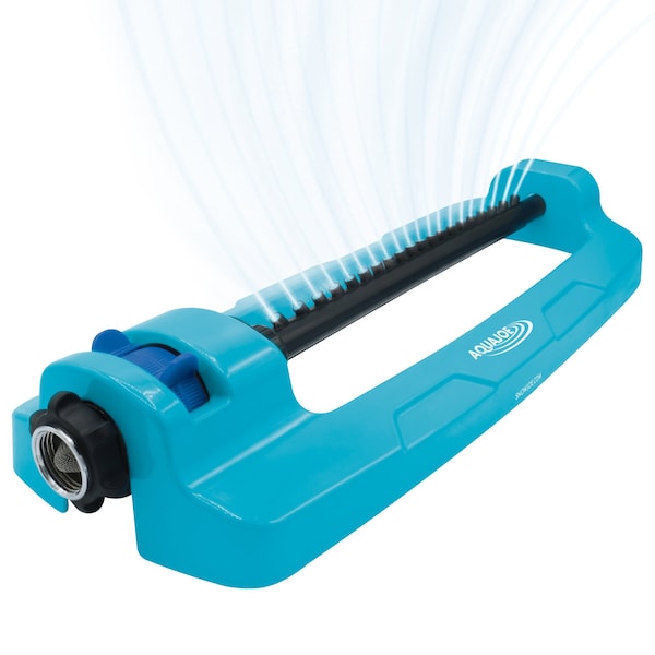 Aqua Joe Indestructible Jumbo Metal Base Oscillating Sprinkler 4,400 Sq Ft - SJI-OMS20