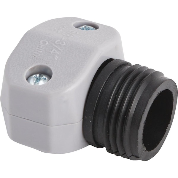 Best Garden 5/8 In. or 3/4 In. Male Poly Hose End Mender Hose Coupling - 39019