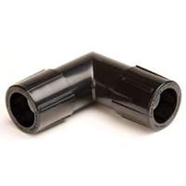 Rain Bird EFE25-1PK Tubing Elbow, 1/2 in Connection, Compression, Plastic, Black - EFE25-1PS
