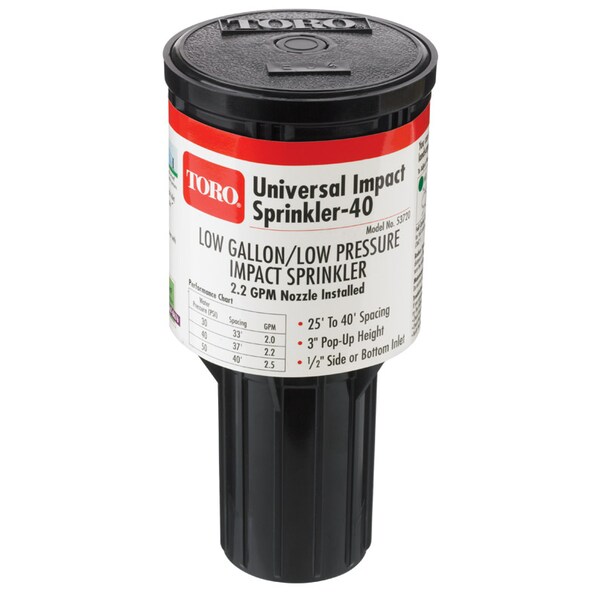 Toro Toro 570Z Pro Series 3 in. H Adjustable Pop-Up Impact Sprinkler - 53720