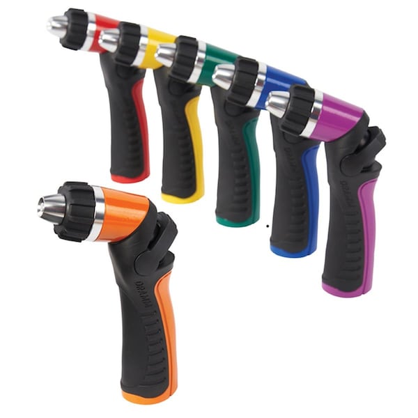 Dramm Dramm 7005528 One Touch Twist Adjustable Adjustable Metal Hose Nozzle - 7005528