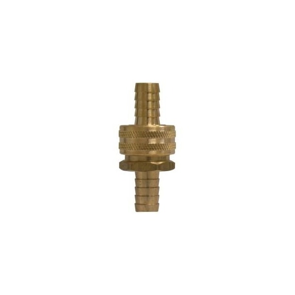 Midland Industries Garden Hose Coupling Set, Short Shank, Set, 58 Nominal, 75 psi, 35 to 100 deg F, Brass - 30462