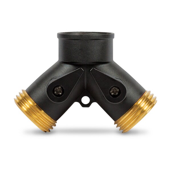 Gilmour Heavy Duty Brass Dual Shut-Off Valve - 871204-1001