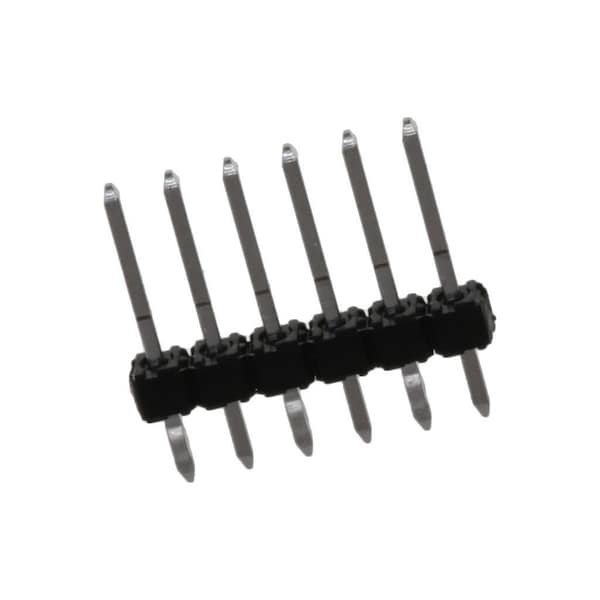 Conector de placa Molex, 6 contactos, 1 fila, macho, recto, paso de 0.1 pulgadas, terminal de soldadura, receptáculo - 22285061.