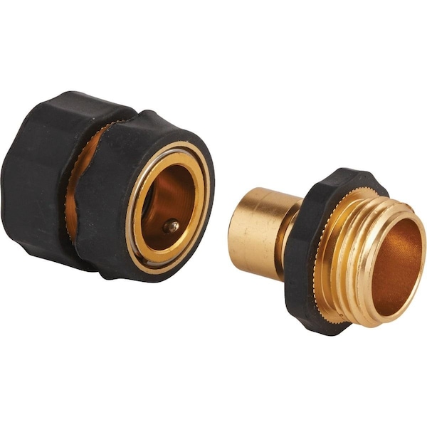 Best Garden 1 Male, 1 Female Metal Quick Connect Connector Set - 45C-BGDI