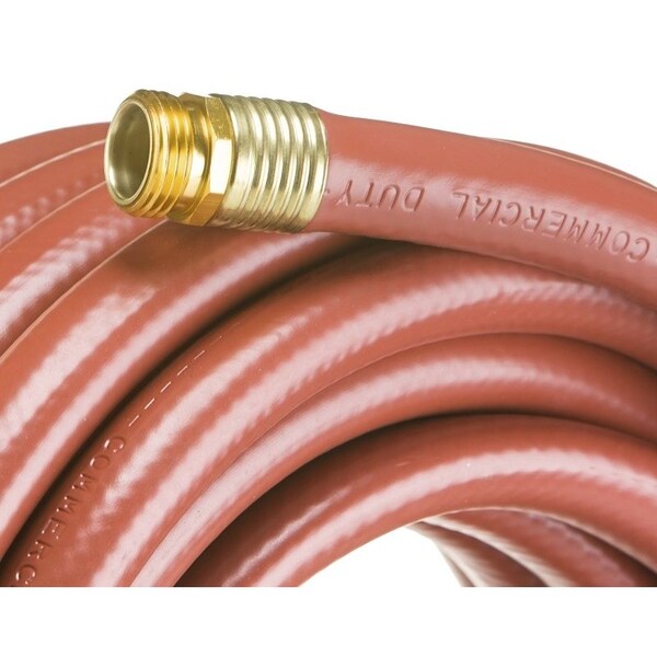 Swan SNCG34050 Garden Hose, 50 ft L, Rubber/Vinyl, Red - CSNCG34050
