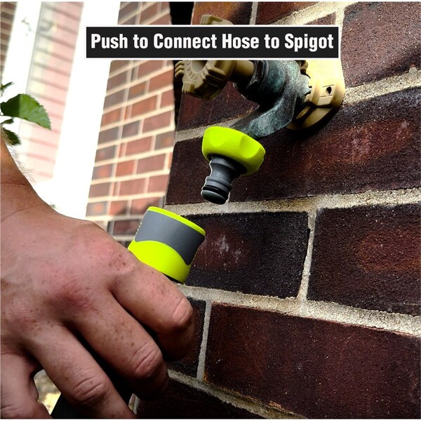 Legacy Mfg Flexzilla Garden Hose Quick-Connect Fittings, 2-Piece Coupler & Plug Kit, 1EA - HFZGAK11