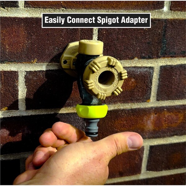 Legacy Mfg Flexzilla Garden Hose Quick-Connect Fittings, 2-Piece Coupler & Plug Kit, 1EA - HFZGAK11