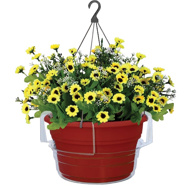 Cwp Curtis Wagner Plastics Plastic Hanging Basket Drip Pan Clear - HB-1150S