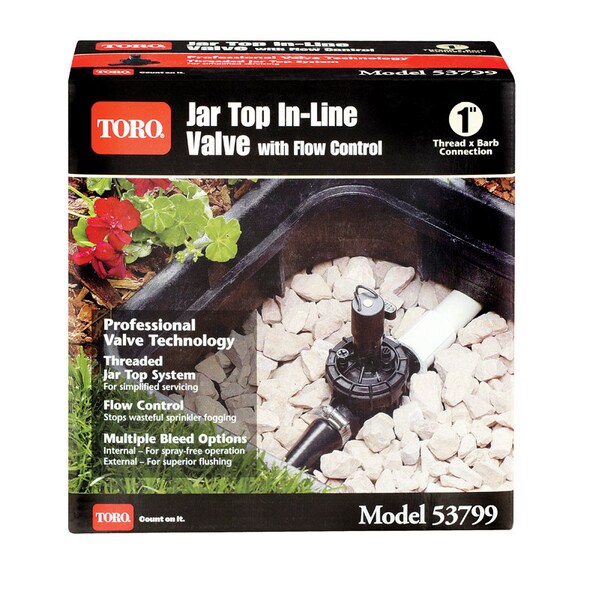 Toro Toro Male NPT x Barb Jar Top Valve 1 in. 150 psi - 53799